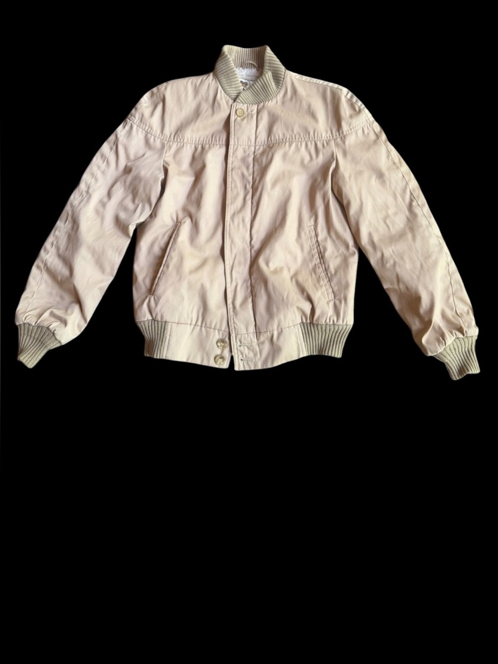 1970s Lakeland Faux Sherpa Lined Full Zip & Button‎ Closure Derby Style Jacket